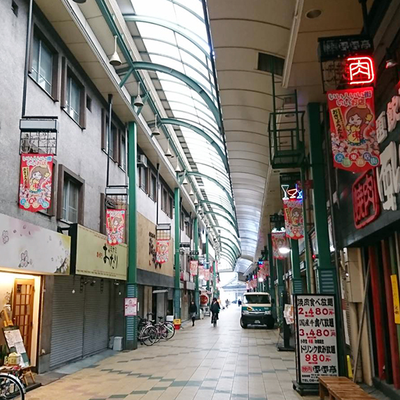 京橋東商店街様の施工事例