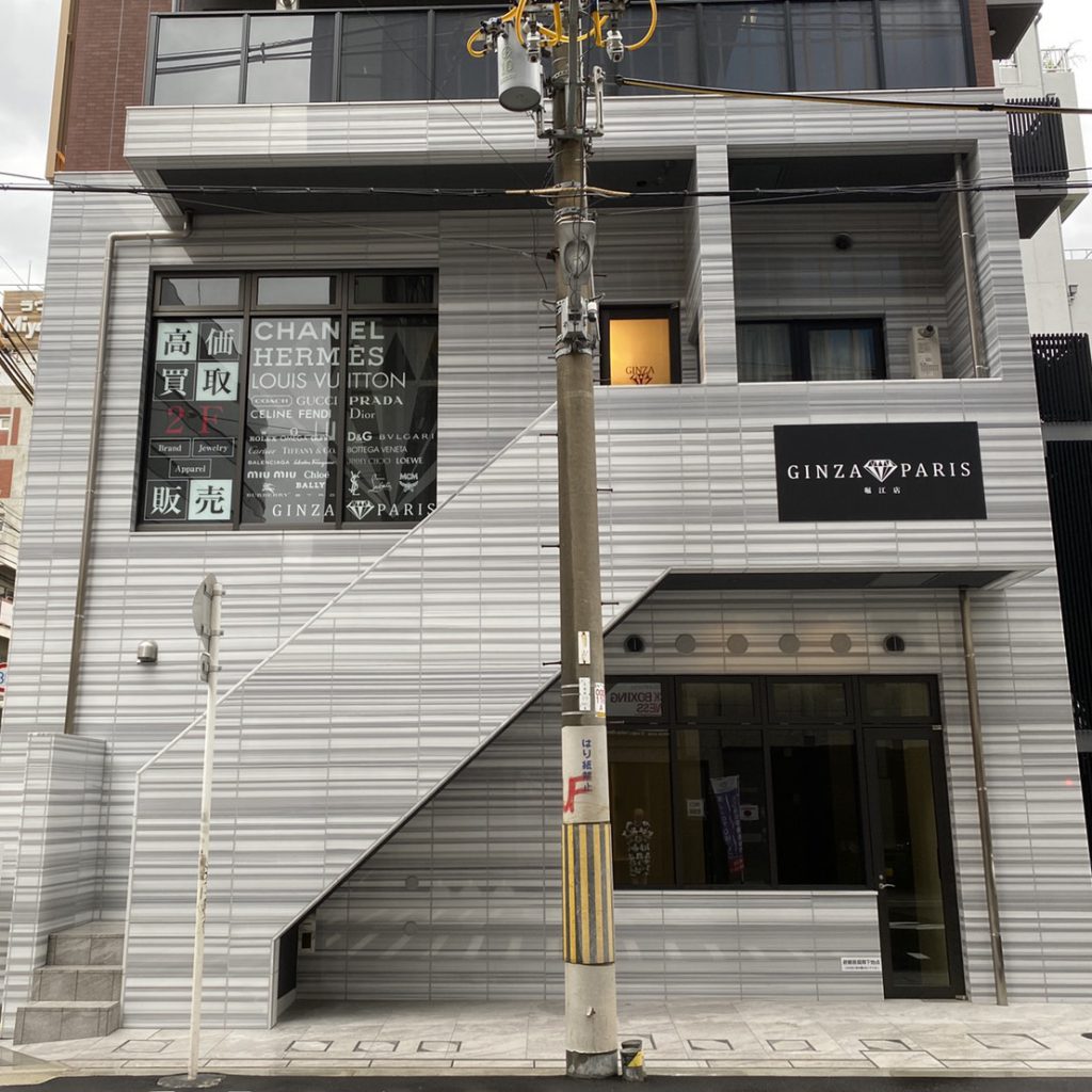 GINZA PARIS様（関西エリア）の看板施工事例