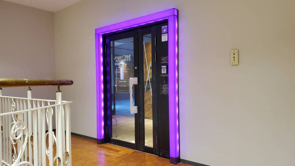 ANYTIME FITNESS　岡山今店様（関西エリア）の看板施工事例